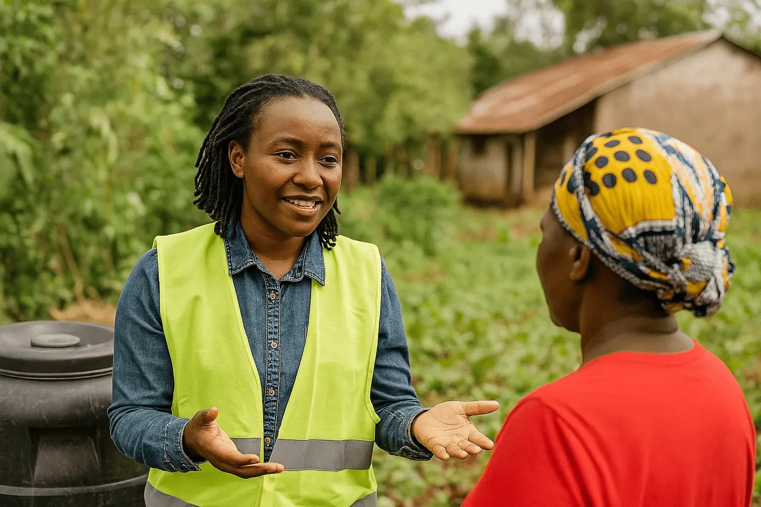 Supacare team in the field